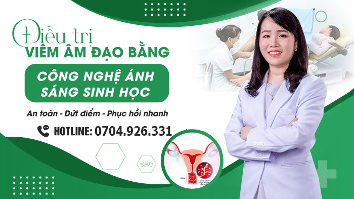 điều trị viêm phụ khoa bằng công nghệ ánh sáng sinh học